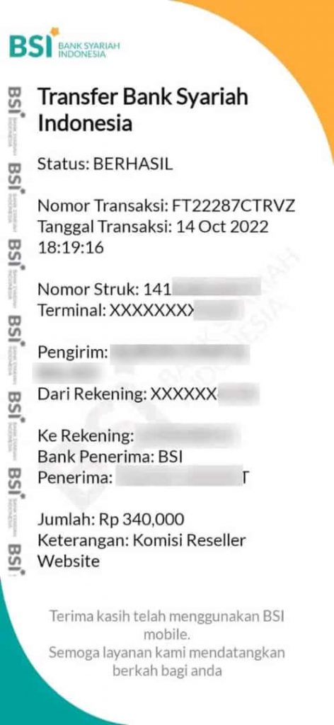 Komisi Reseller Website